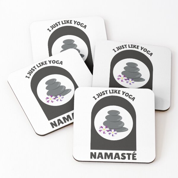 Item preview, I Just Like Yoga Namaste Meditation Saying designed and sold by DerEmmat.