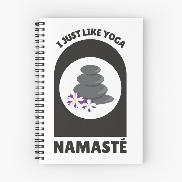 Item preview, I Just Like Yoga Namaste Meditation Saying designed and sold by DerEmmat.