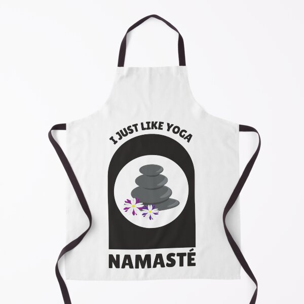 Item preview, I Just Like Yoga Namaste Meditation Saying designed and sold by DerEmmat.