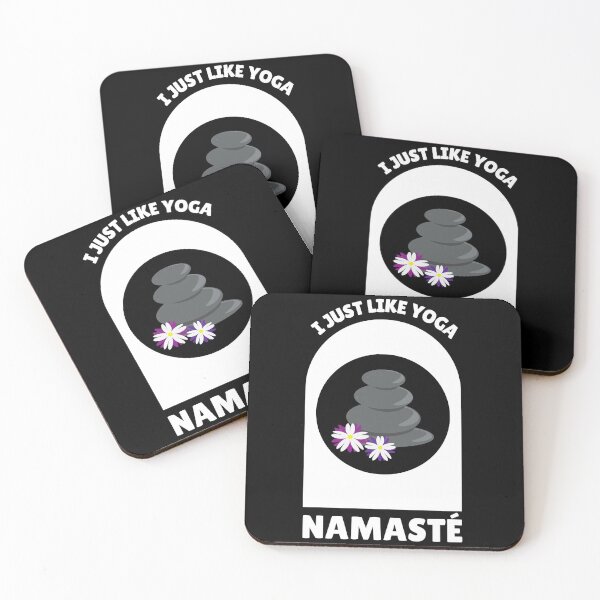 Item preview, I Just Like Yoga Namaste Meditation Saying designed and sold by DerEmmat.