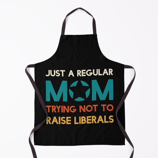 Item preview, just a regular mom trying not to raise liberals -retro star designed and sold by WilliamsGFX.