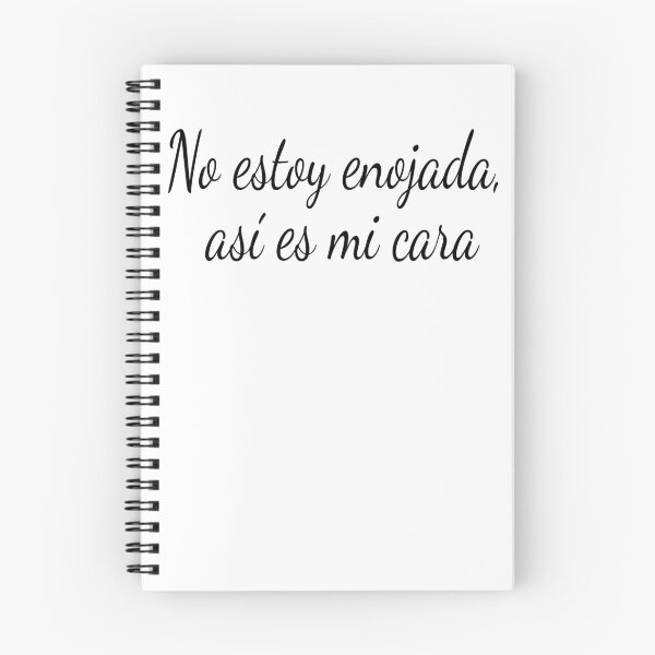 Item preview, No estoy enojada asi es mi cara designed and sold by magicdecor.