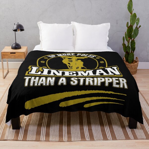 Item preview, Up more lineman than a stripper designed and sold by BrennaEirlys.