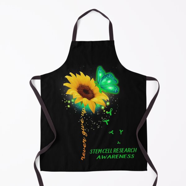 Item preview, Never Give Up Sunflower Ribbon Stem Cell Research Awareness designed and sold by deputylove.