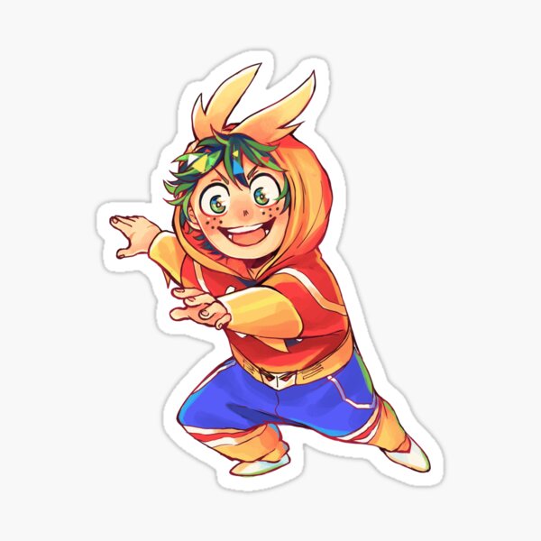 All Might Onesies Series - Midoriya Izuku Sticker