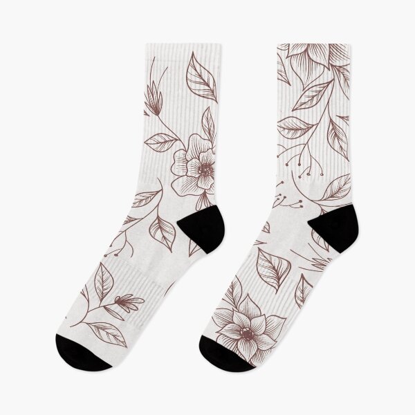 Item preview, Seamless Line Art Floral Pattern For Home Decor designed and sold by TheImperfecto.