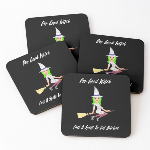 Item preview, Our Good witch cast a spell to get hitched designed and sold by Imemewell.