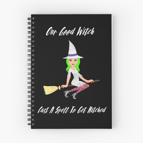 Item preview, Our Good witch cast a spell to get hitched designed and sold by Imemewell.