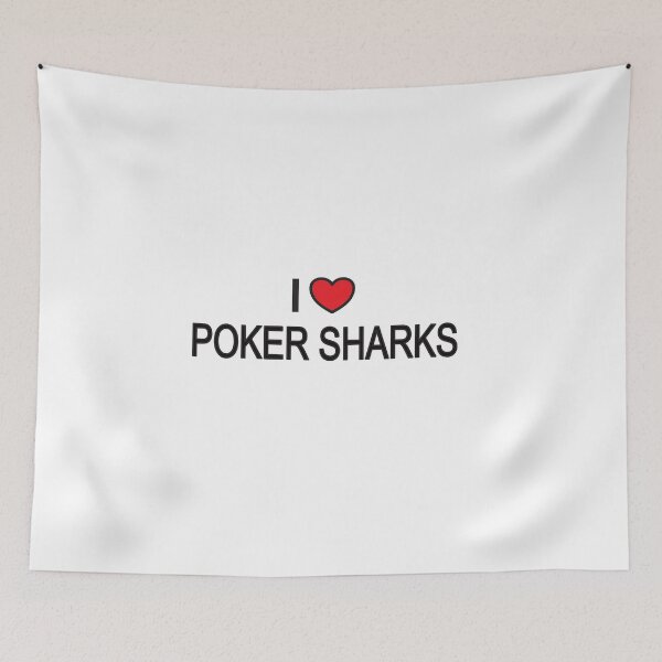 Item preview, I Love Poker Sharks. I Heart Poker Sharks. Humorous  designed and sold by luvmhykdesigns.
