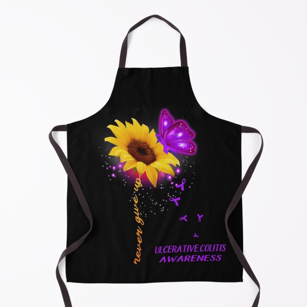 Item preview, Never Give Up Sunflower Ribbon Ulcerative Colitis Awareness designed and sold by deputylove.