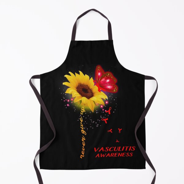 Item preview, Never Give Up Sunflower Ribbon Vasculitis Awareness designed and sold by deputylove.