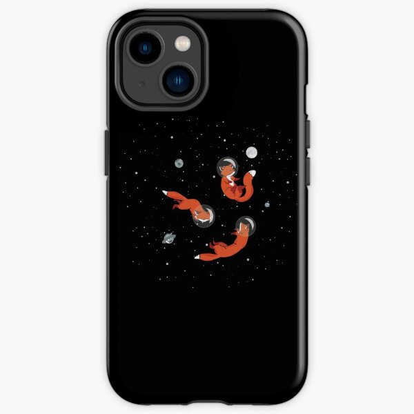 Foxes Of The Universe Floating In Space iPhone Tough Case