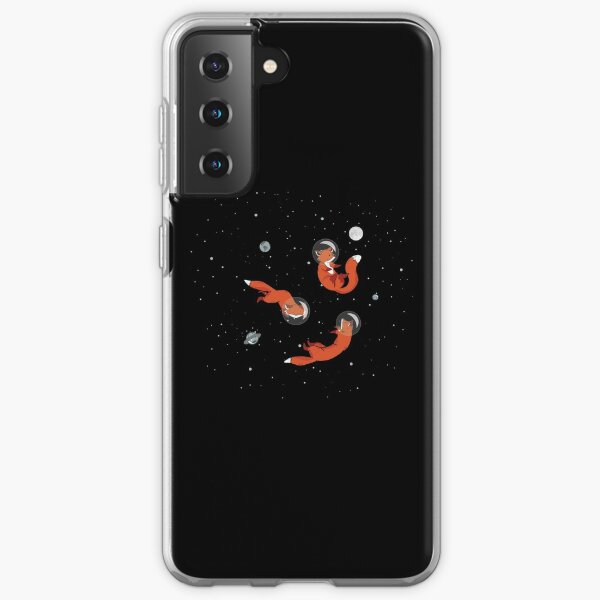 Foxes Of The Universe Floating In Space Samsung Galaxy Soft Case