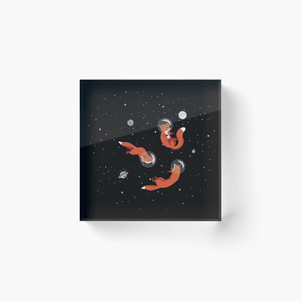 Item preview, Foxes Of The Universe Floating In Space designed and sold by artado.
