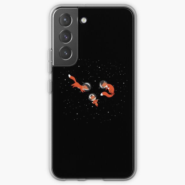 Cute Fox Family In Space Cosmos Samsung Galaxy Soft Case