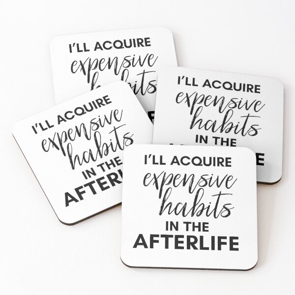 Item preview, Six of Crows-Inspired "Expensive Habits" designed and sold by mulberrydragon.