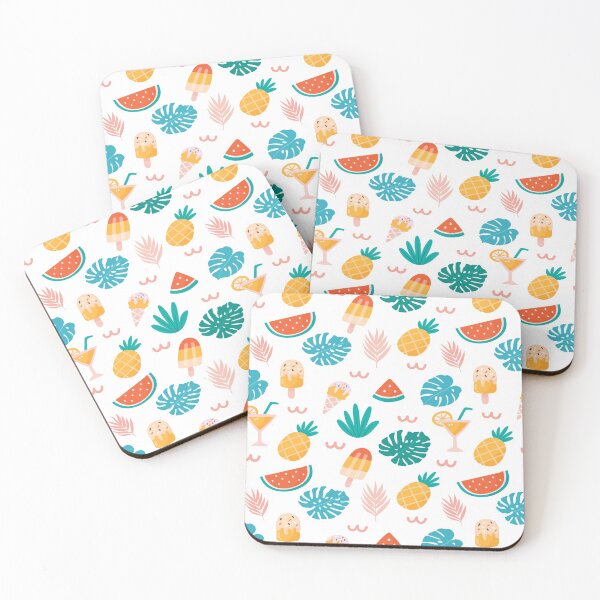 Item preview, Watercolor Tropical Leaves Pattern For Home Decor designed and sold by TheImperfecto.