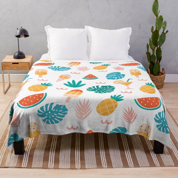 Item preview, Watercolor Tropical Leaves Pattern For Home Decor designed and sold by TheImperfecto.