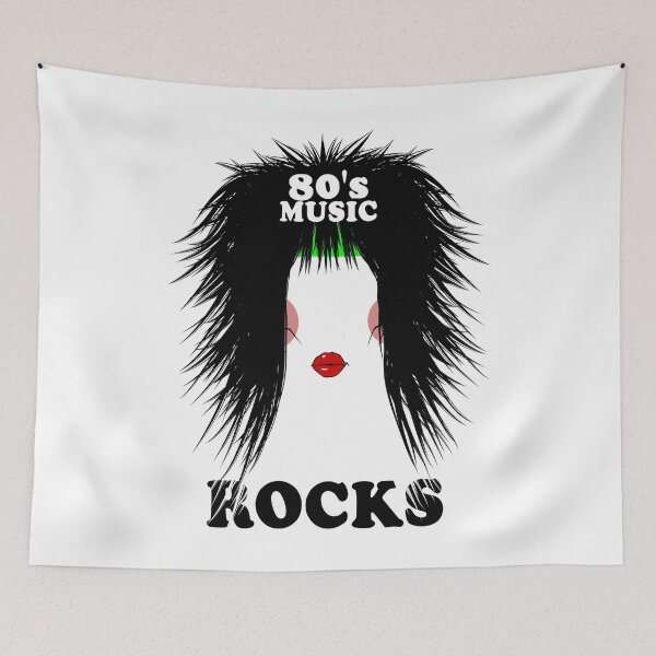 Aperçu de l'œuvre Hair Metal Eighties Musique Rocks créée et vendue par piedaydesigns.