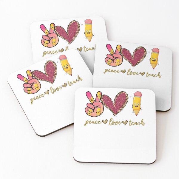 Item preview, Peace love Teach designed and sold by oussama dif.