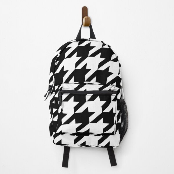 Item preview, houndstooth warp black white big designed and sold by frauenbrauen.