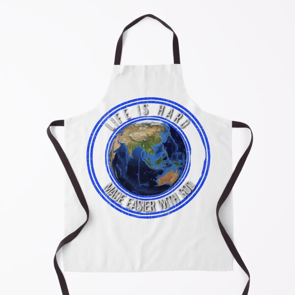 Item preview, Life is Hard Made Easier With God - Earth Christian Design designed and sold by TheKingdomAttic.