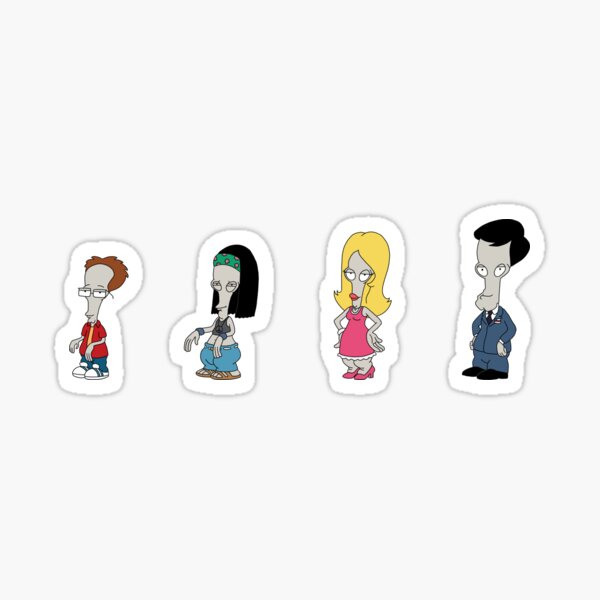 Vista previa del artículo con la obra «Americano Papá Roger Smith Familia», diseñado y vendido por thebcarts.