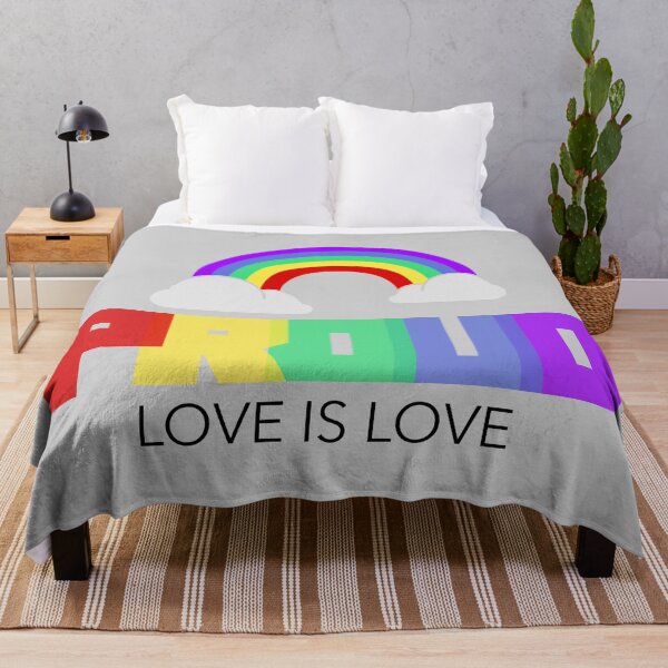 Item preview, Proud: Love Is Love (Pride) designed and sold by TheTopHatGroup.