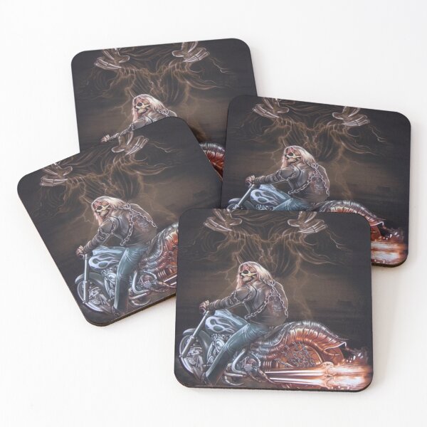 Item preview, Death Metal Biker Ride a Copper to Hell designed and sold by slashrose4ever.
