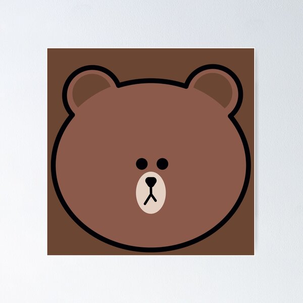 Item preview, LINE Friends brown bear designed and sold by Billy Morfo™.