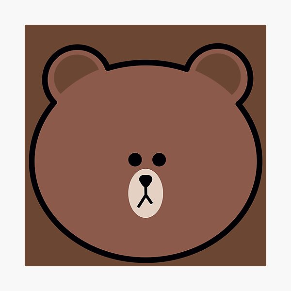 Item preview, LINE Friends brown bear designed and sold by Billy Morfo™.