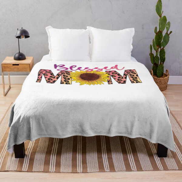Item preview, Blessed mom mother's day sunflower floral leopard design designed and sold by oussama dif.