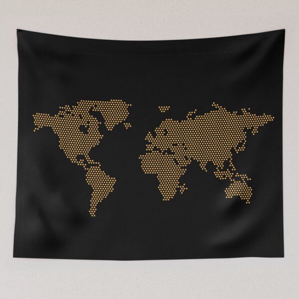 Item preview, World Map designed and sold by Quotes-Kalemat.