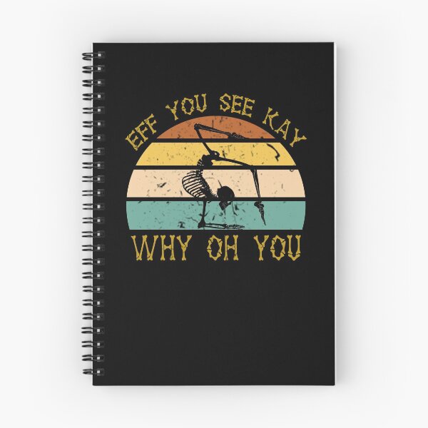 Item preview, Vintage EFF You See Kay Why Oh You Skeleton Yoga Lover designed and sold by Kamnna.