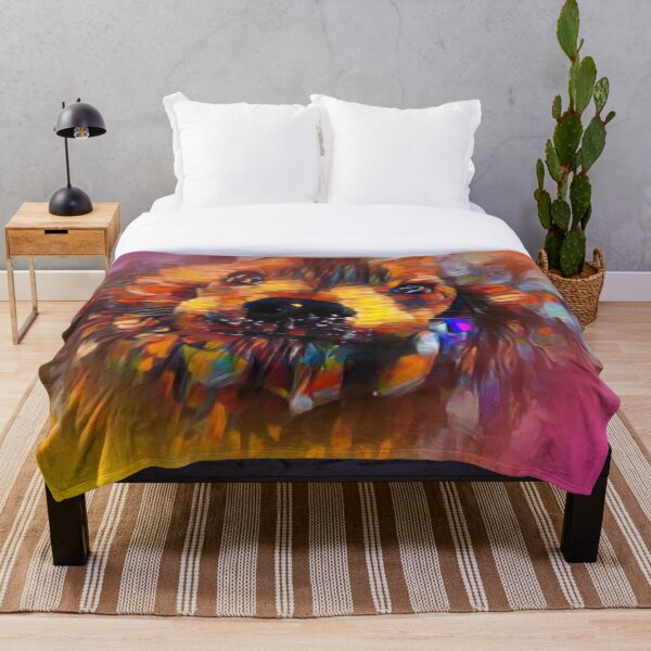 Item preview, Cute dog colorful painting designed and sold by MIRORA.