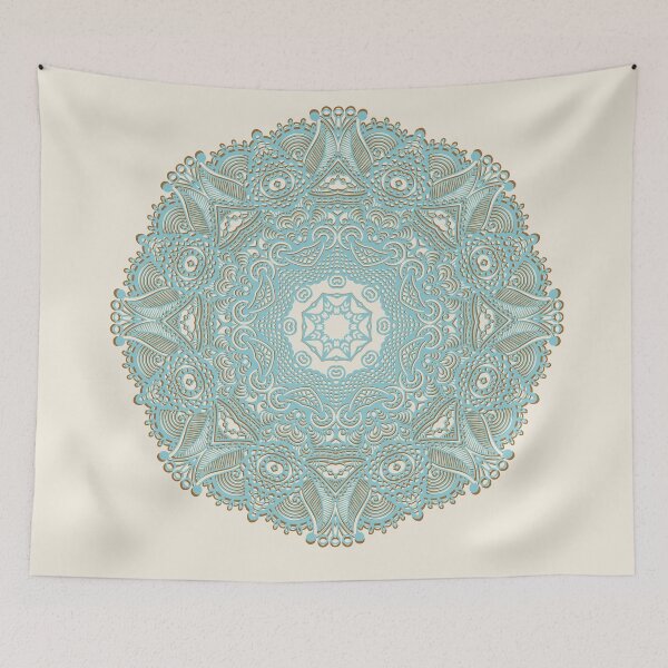 Item preview, Light Blue Mandala designed and sold by Ksaavet.