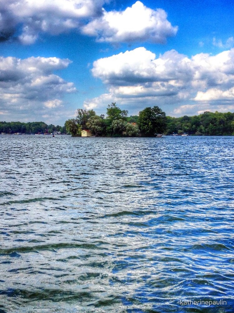 "Pukwana Island Big Cedar Lake West Bend WI" iPhone Case for Sale