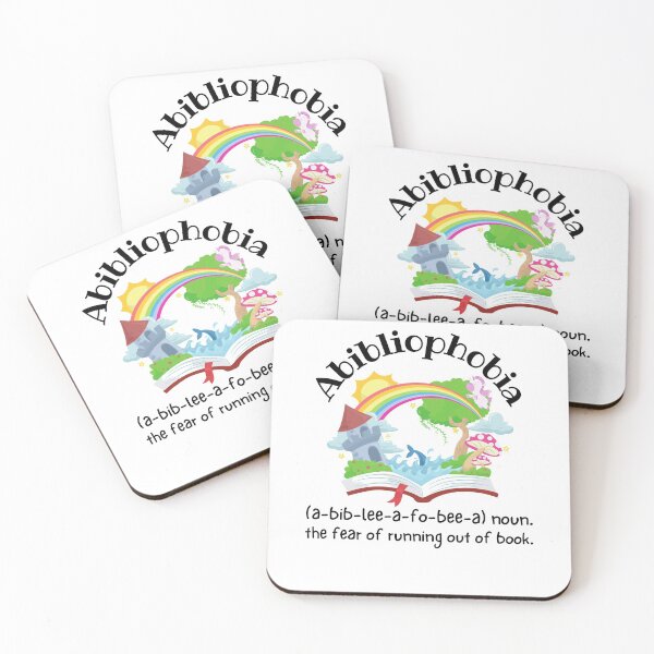 Artikelvorschau, abibliophobia (a-bib-lee-a-fo-bee-a) Substantiv. Die Angst, kein Buch mehr zu haben. entworfen und verkauft von bonus24.