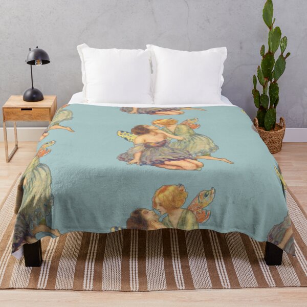 Gay Fairies Throw Blanket