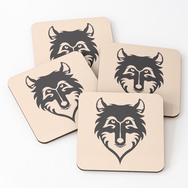 Item preview, Wolf head designed and sold by Charles Buchanan.