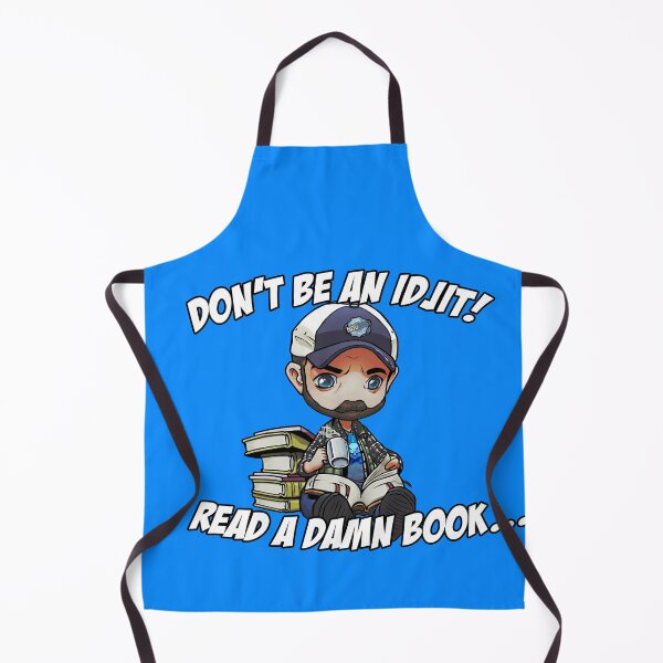 Item preview, Don't be an idjit! Read a damn book... designed and sold by angryjackalope.