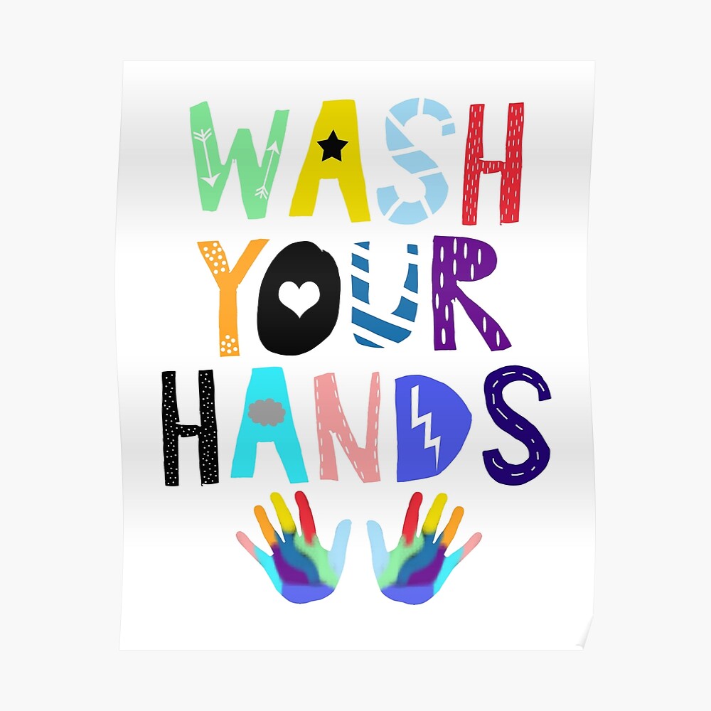 wash your hands painting