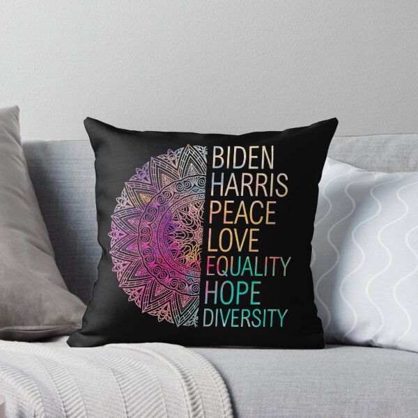 Item preview, Womens Biden Harris Peace Love Equality Hope Diversity Watercolor Style designed and sold by Kamnna.
