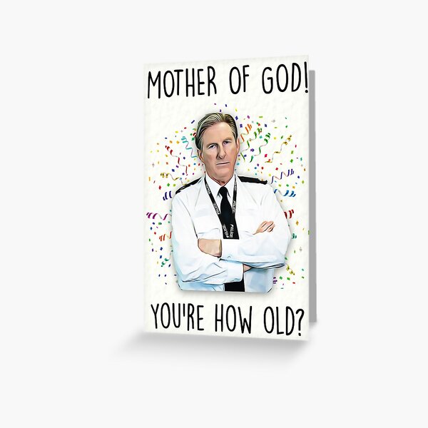 Funny LOD card LOD14 Fathers day card Mother Of God Line OF Duty Fathers Day Card Jesus Mary and Joseph and the wee donkey