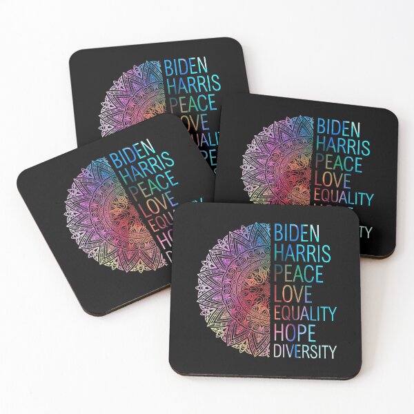 Item preview, Womens Biden Harris Peace Love Equality Hope Diversity Watercolor Style designed and sold by Kamnna.