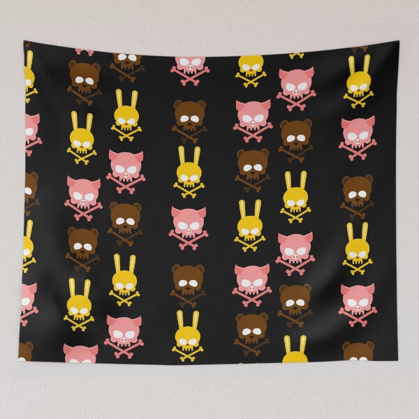 Item preview, cute Bunny, pig, bear skulls designed and sold by heatedstitches.
