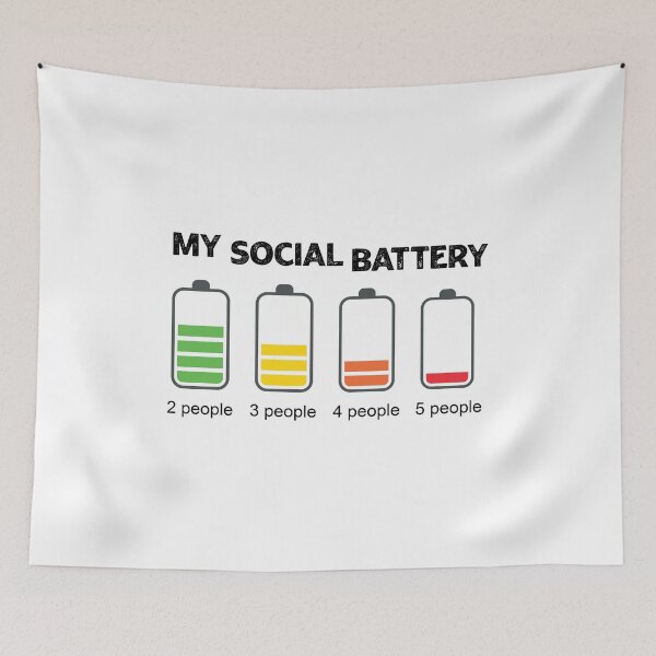 Item preview, My Social Battery designed and sold by Ras-man93.
