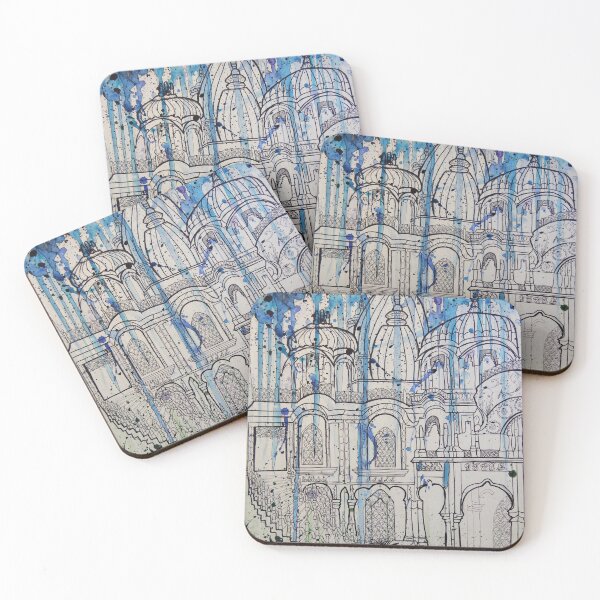 Item preview, Watercolor temple designed and sold by paperlemon-.