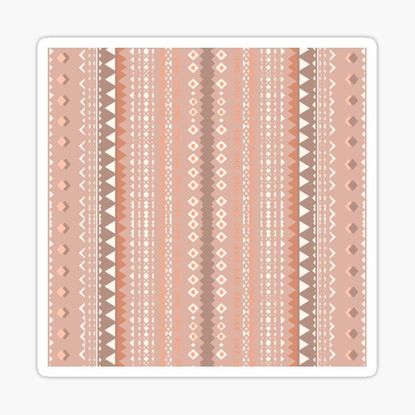 Pink Tribal Mud Cloth Sticker