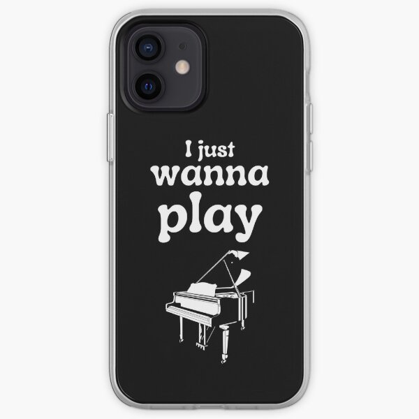 I just wanna play the piano iPhone Soft Case